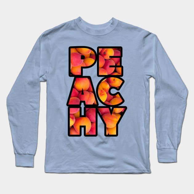 PEACHY Long Sleeve T-Shirt by Off the Page